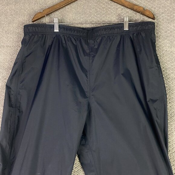 LL Bean TEK Nylon Rain Pants Men's Large Waterproof Black OAH33 - Picture 2 of 16
